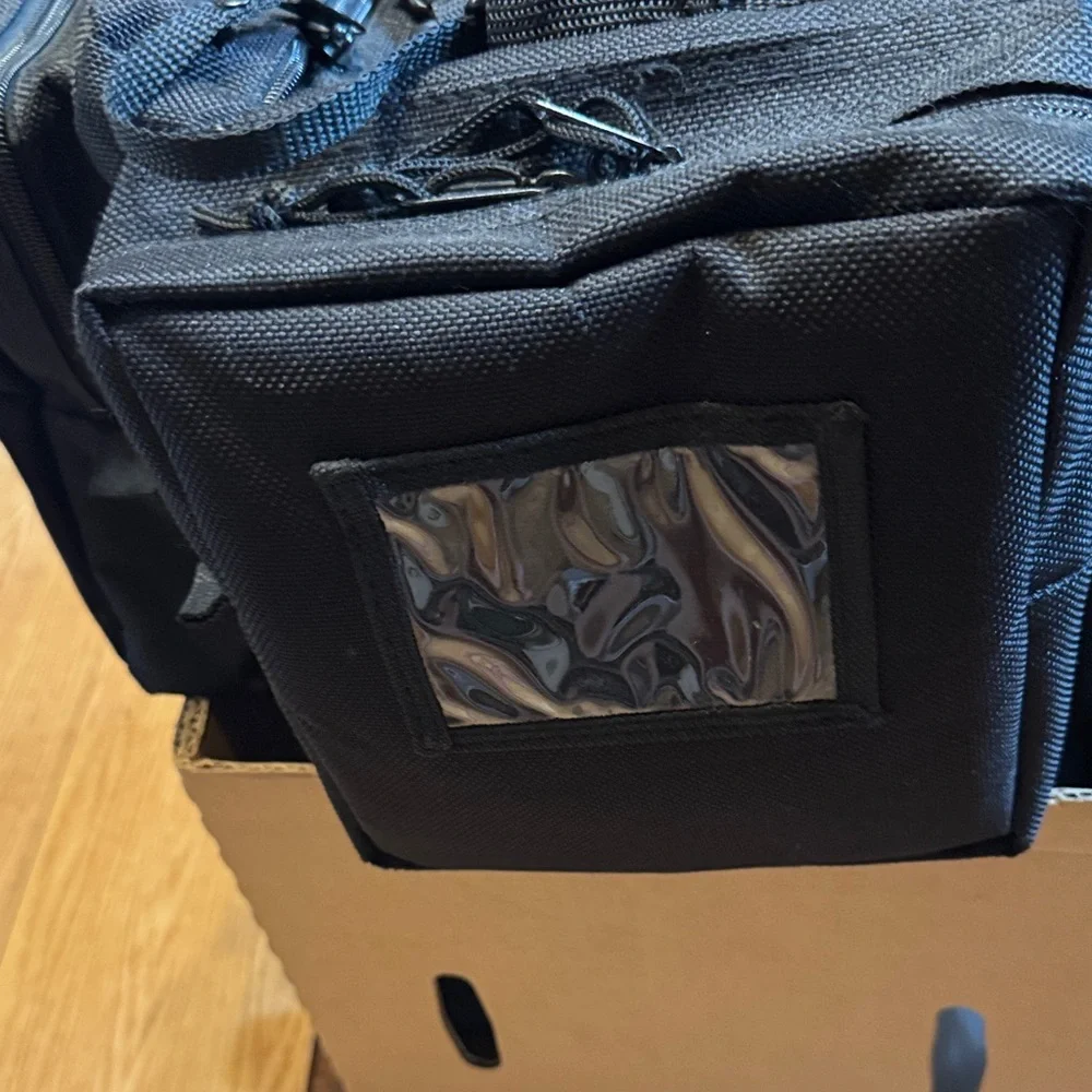 Black Storage duffle Gun Bag very spacious and a lots of space for everything